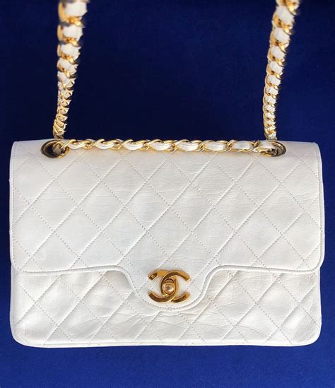 white leather vintage chanel bag disintegrated|chanel bag pattern.